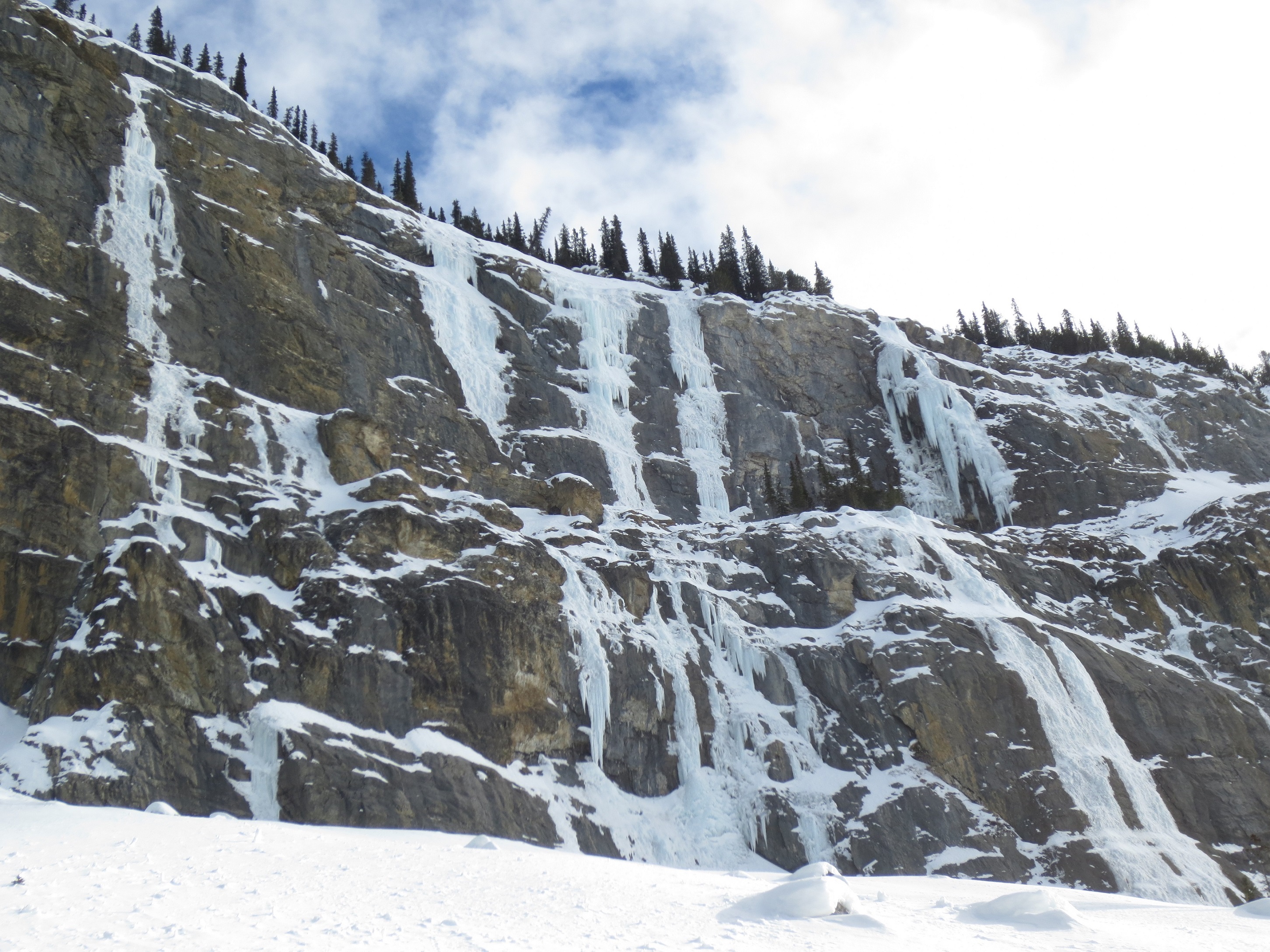 Weeping Wall and Weeping Pillar Mountain Conditions Report